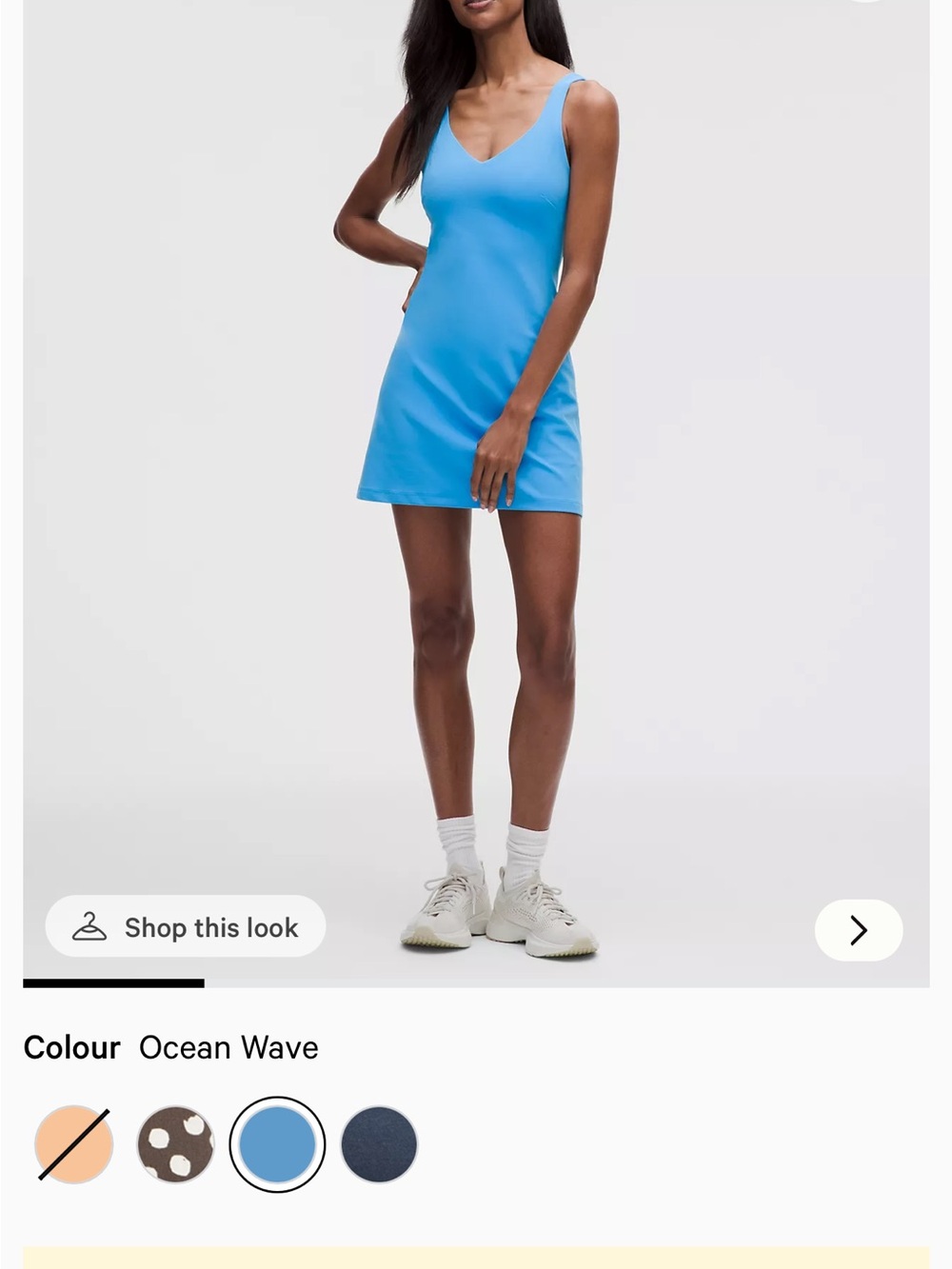 lululemon align Ocean Wave Blue workout  Dress
